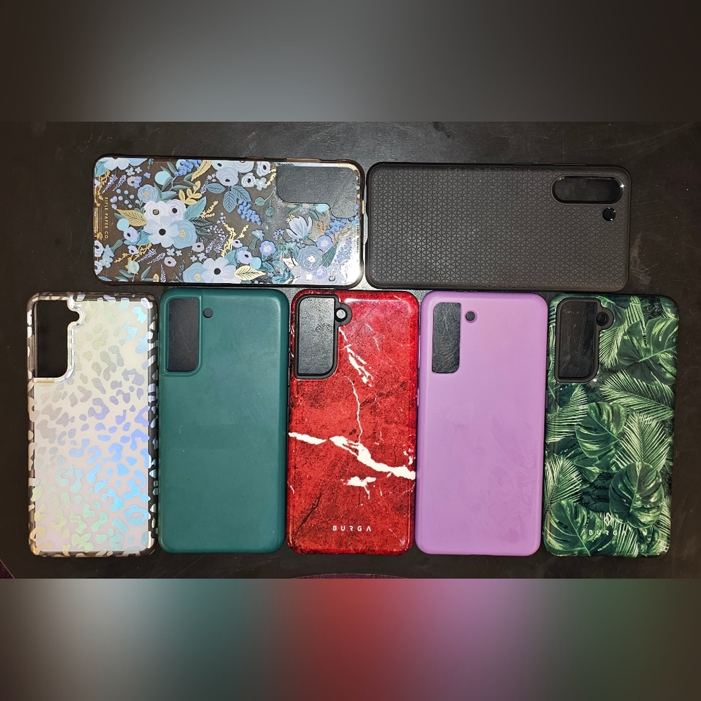 Lot of 7 Samsung Galaxy s21 Cases